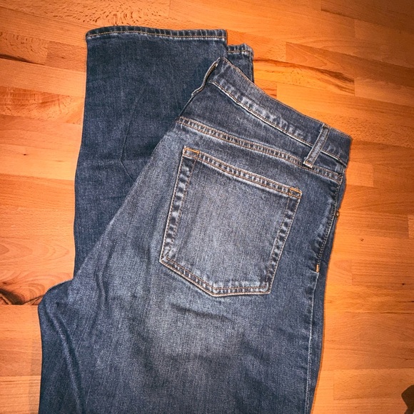 GAP Women's Blue Straight Leg Jeans - Picture 2 of 2